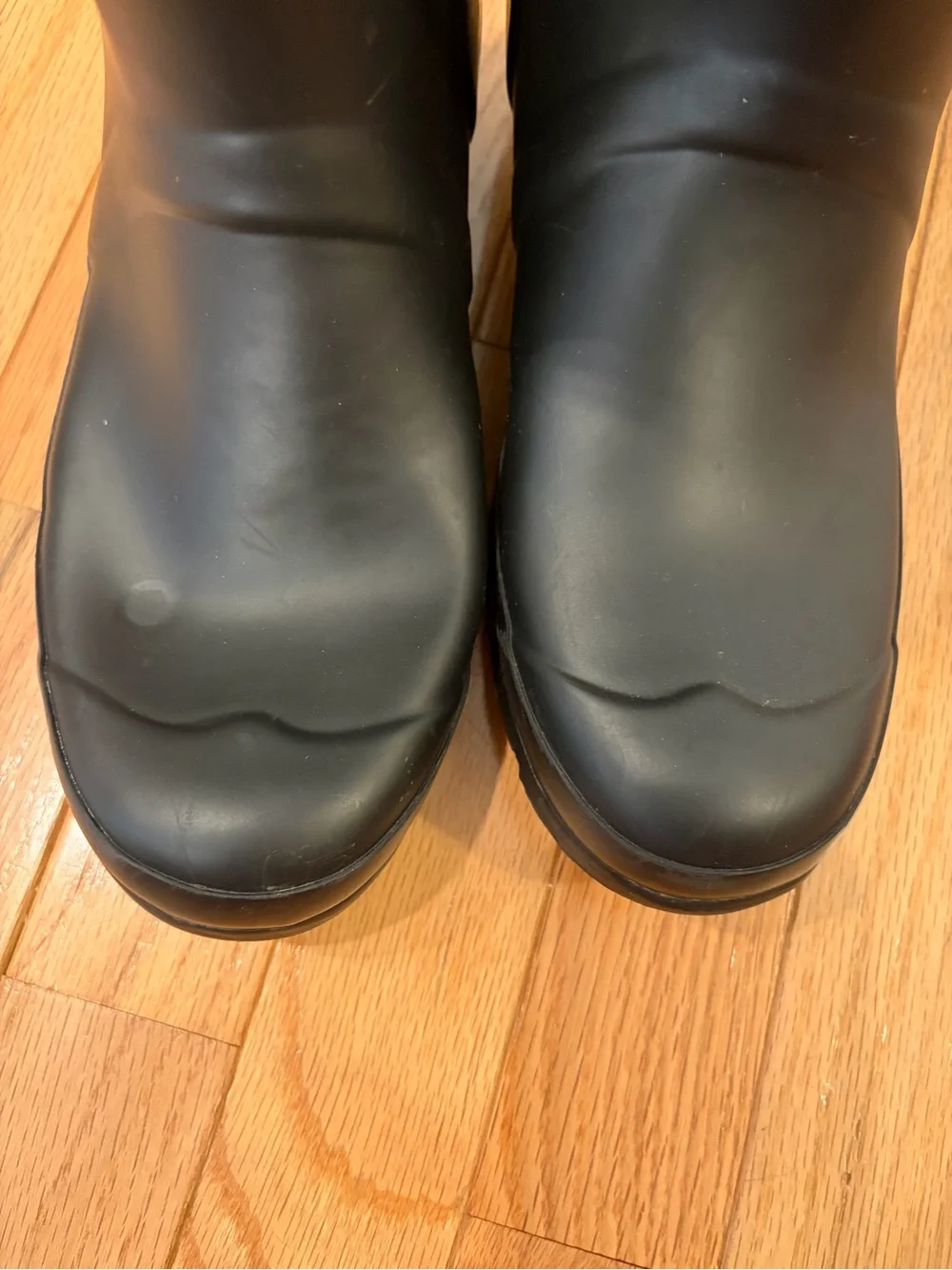 Hunter Original Tall Women’s Rain Boots Matte Black Signature Logo Adjustable